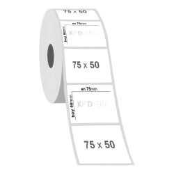 75 x 50 PP Opak Etiket - 2