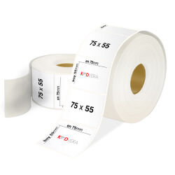 75 x 55 PP Opak Etiket - 1