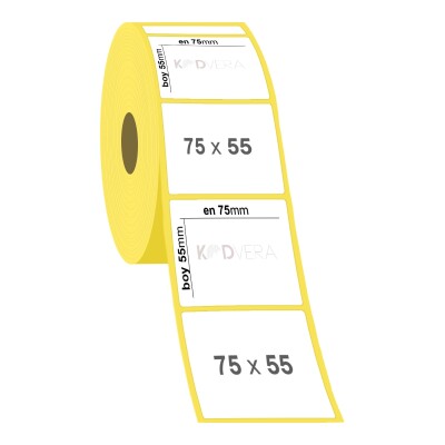 75 x 55 Vellum Etiket - 2