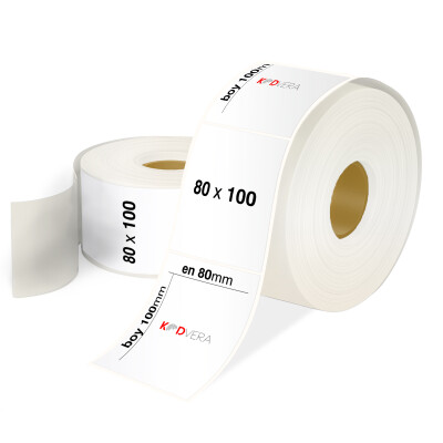 80 x 100 Şeffaf Etiket - 1