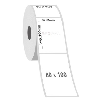 80 x 100 Silver Mat Etiket - 2
