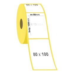 80 x 100 Vellum Etiket - 2