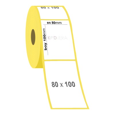 80 x 100 Vellum Etiket - 2