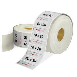 80 x 20 Fastyre Etiket - 1