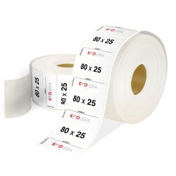 80 x 25 Şeffaf Etiket - 1