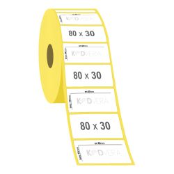 80 x 30 Lamine Termal Etiket - 2