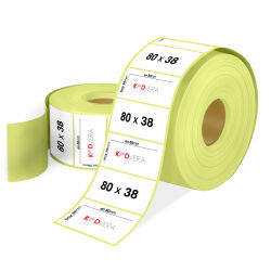 80 x 38 Lamine Termal Etiket - 1