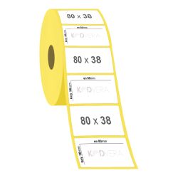 80 x 38 Lamine Termal Etiket - 3