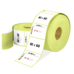 80 x 60 Kuşe Etiket - 1