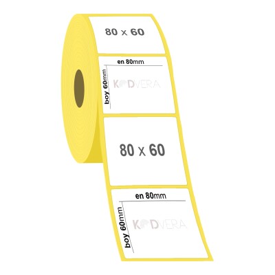 80 x 60 Termal Etiket - 2