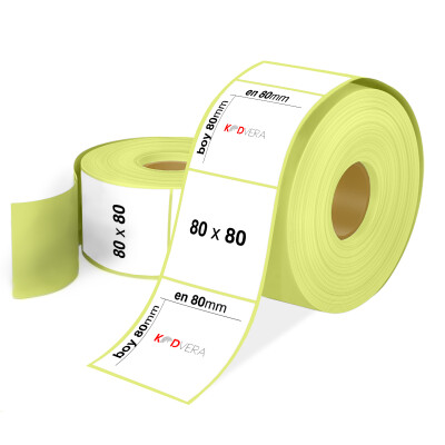 80 x 80 Vellum Etiket - 1