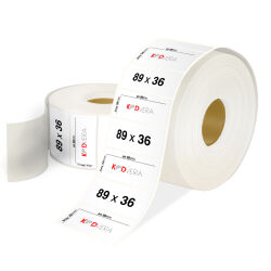 89 x 36 PP Opak Etiket - 1