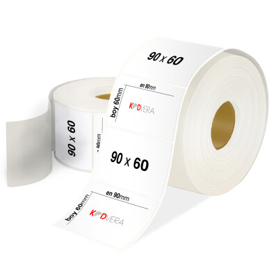 90 x 25 Şeffaf Etiket - 1
