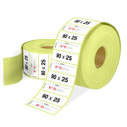 90 x 25 Termal Etiket - 1