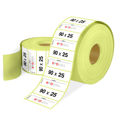 90 x 25 Termal Etiket - 1