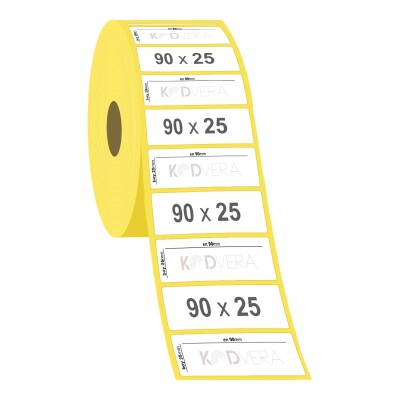 90 x 25 Termal Etiket - 2